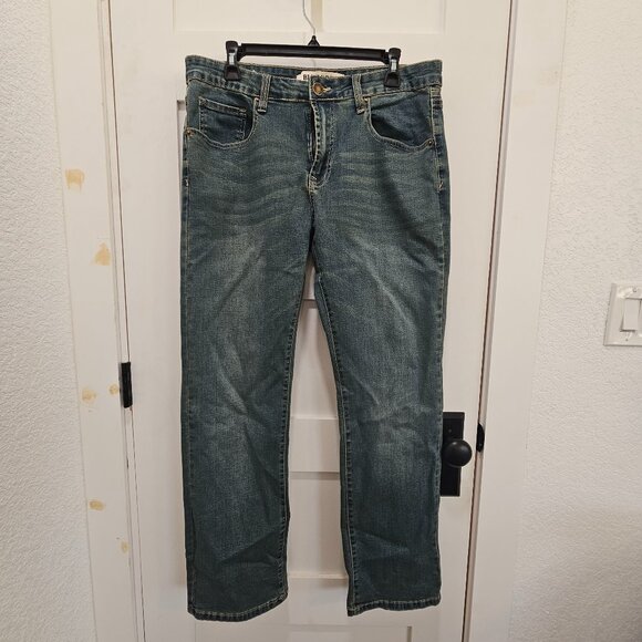 Blue Post Stretch Slim Jeans - Picture 1 of 4